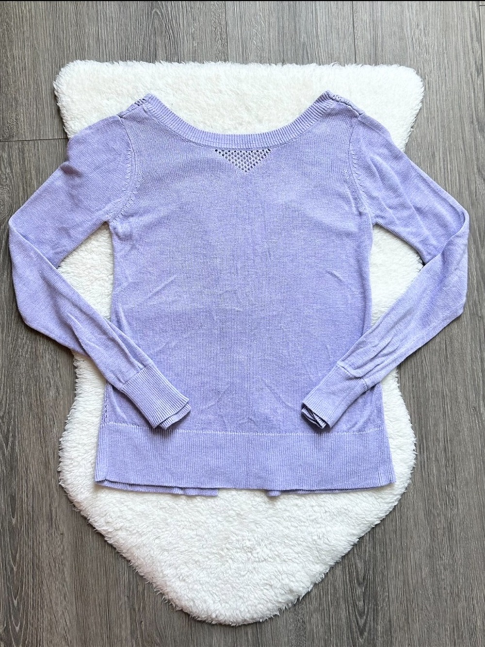 Lululemon Lavender Long Sleeve Knit Sweater